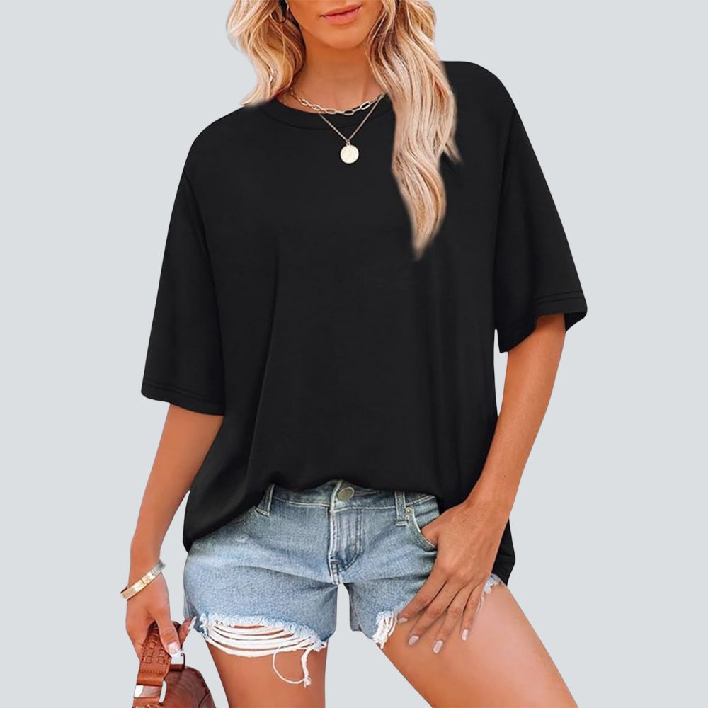 Plus Size Casual Short Sleeve T Shirt