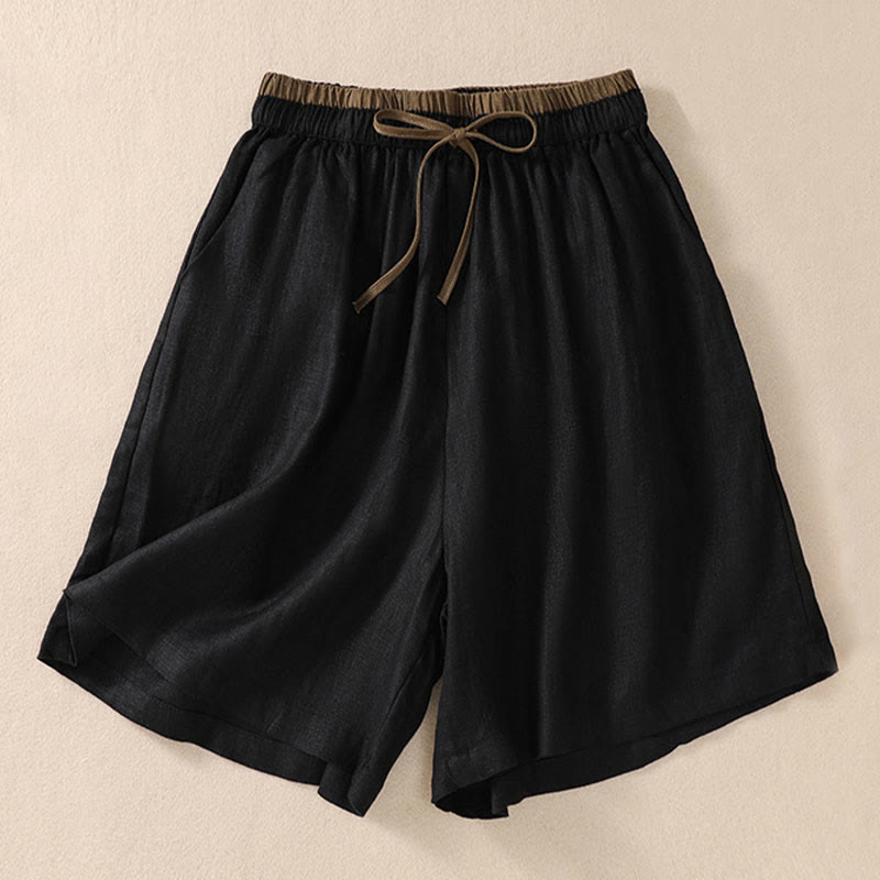 Relaxed Fit Drawstring Waist Shorts for Women – Casual Comfort & Convenience