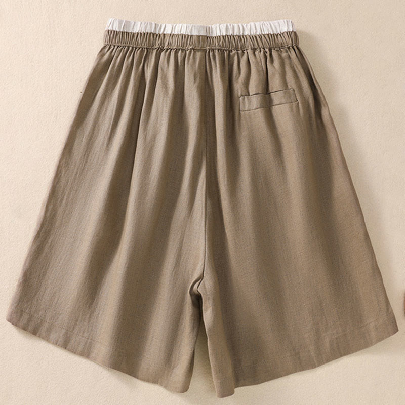 Relaxed Fit Drawstring Waist Shorts for Women – Casual Comfort & Convenience