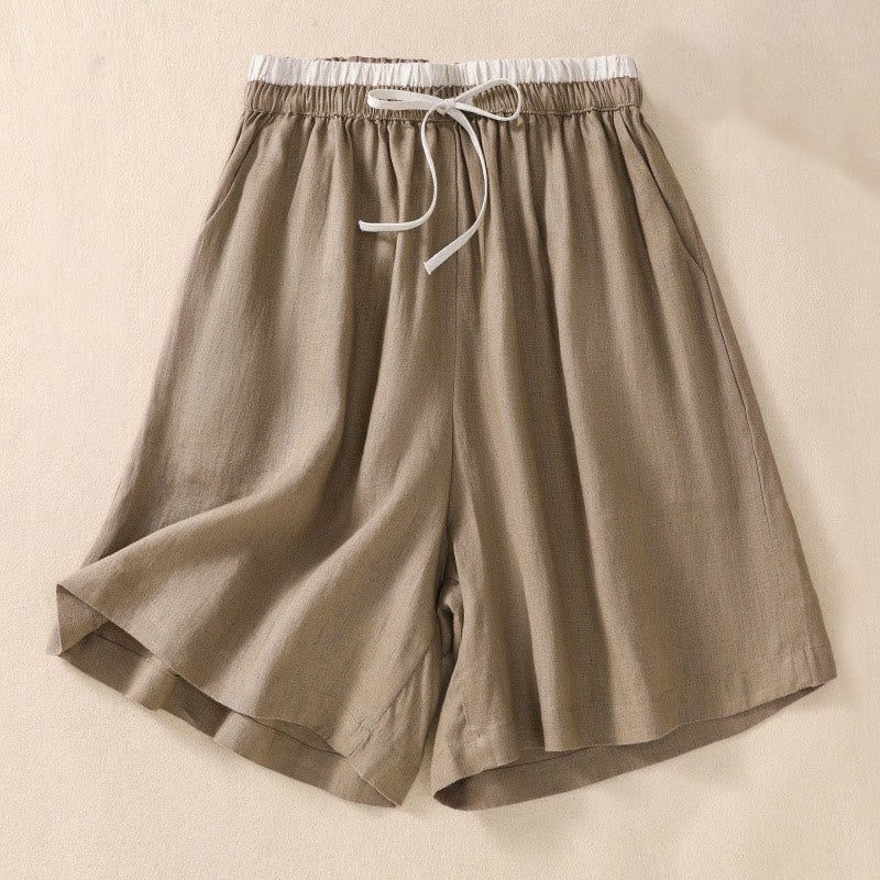 Relaxed Fit Drawstring Waist Shorts for Women – Casual Comfort & Convenience