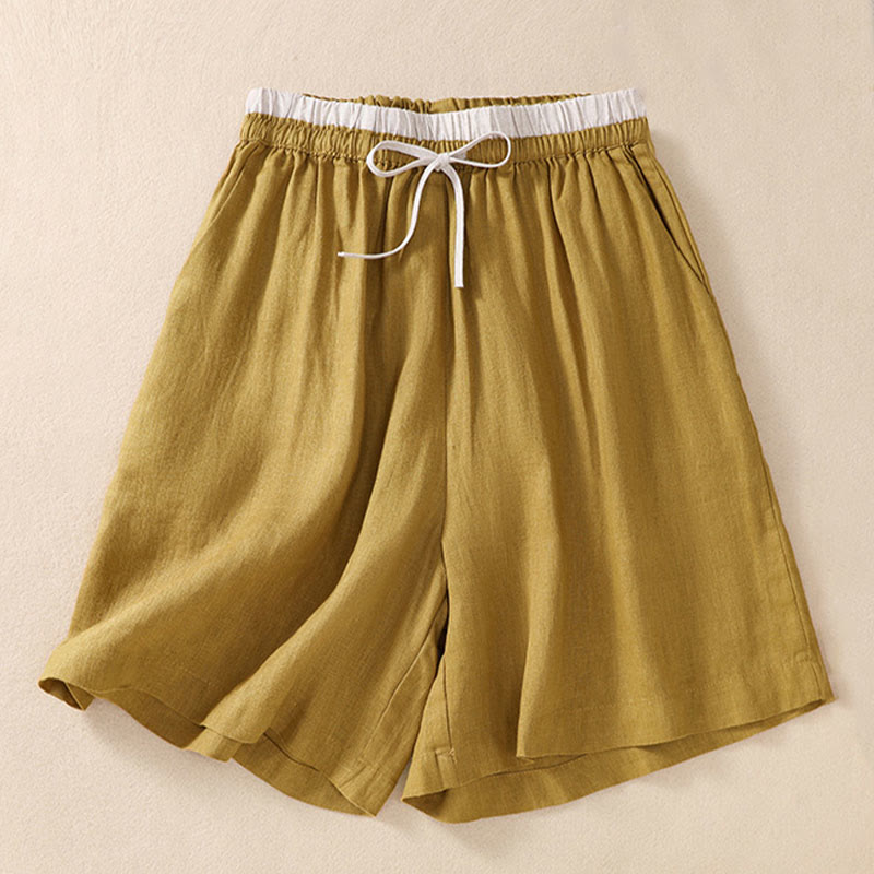 Relaxed Fit Drawstring Waist Shorts for Women – Casual Comfort & Convenience
