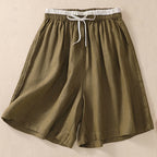 Relaxed Fit Drawstring Waist Shorts for Women – Casual Comfort & Convenience