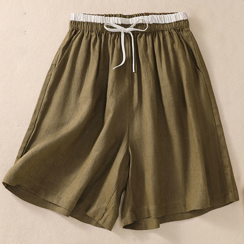 Relaxed Fit Drawstring Waist Shorts for Women – Casual Comfort & Convenience