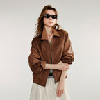 Spliced PU Suede Nomadic Jacket