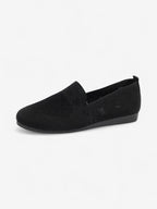 Isla Knit Geometric Flats Loafers | Slip-On Flats Loafers