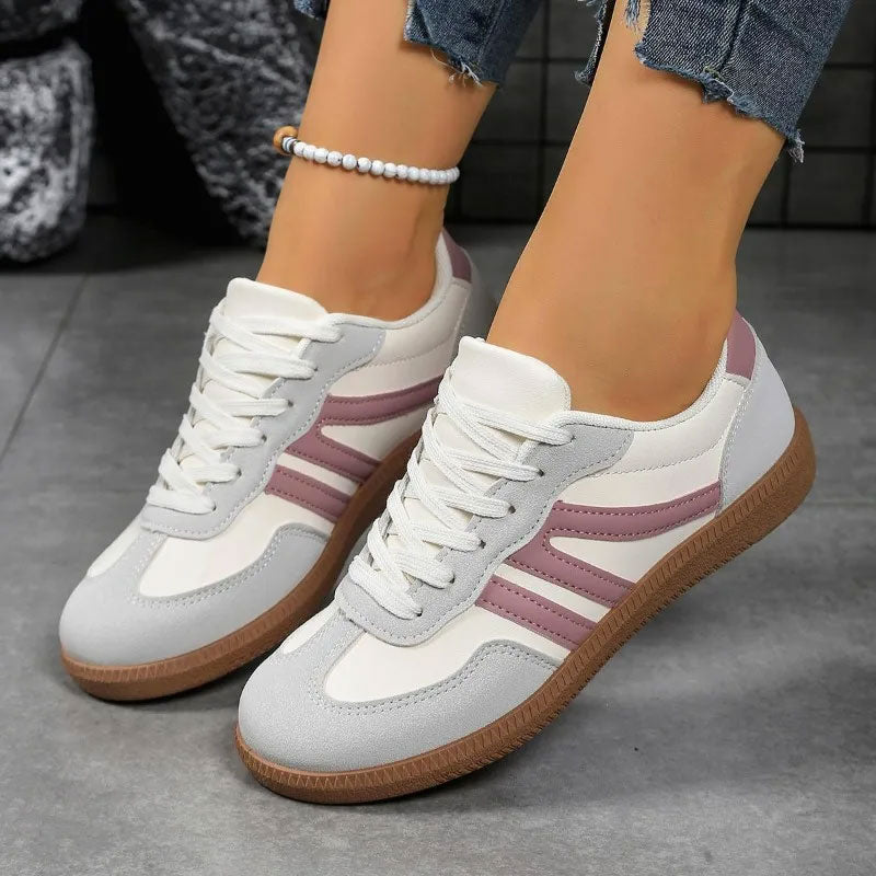 Lightweight Luxury Slip-On Flat Sneakers