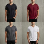 Slim Fit V-Neck T-Shirt for Men – Casual Comfort & Style