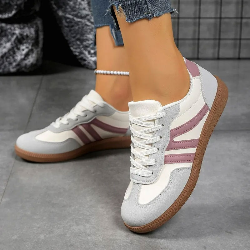 Lightweight Luxury Slip-On Flat Sneakers