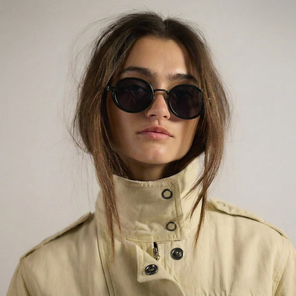 Round Frame Sunglasses for Women – Stylish Casual Eyewear