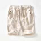 Relaxed Fit Striped Knee-Length Shorts for Men – Comfortable Casual Style