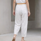 Relaxed Fit Drawstring Harem Pants for Women – Comfortable Casual Wear