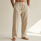 Harrison Relaxed Fit Trousers | Drawstring Waist Side Pockets Trousers