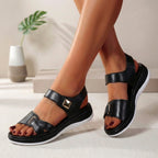 Orthopedic Platform Open Toe Sandals for Women – Comfortable Casual Support