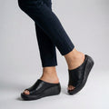 Rosie Orthopedic Platform Slide Sandals | Slip-On Open-Toe Sandals