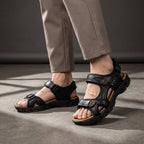 Adjustable Perforated Strap Sandals for Men – Orthopedic Support & Comfort