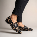 Almond Toe Animal Print Slip-On Loafers for Women – Stylish & Comfortable