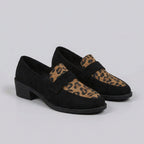 Isla Low-Top Loafers | Leopard Print Slip-On Loafers