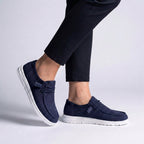 Isabella Ribbed Slip-On Loafers | Decorative Lacing White Sole Loafers