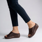 Rosie Orthopedic Platform Slide Sandals | Slip-On Open-Toe Sandals