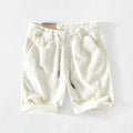 Relaxed Fit Drawstring Waist Corduroy Shorts for Men – Comfortable Casual Style