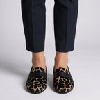 Lily Low-Cut Loafers | Giraffe Print Slip-On Loafers