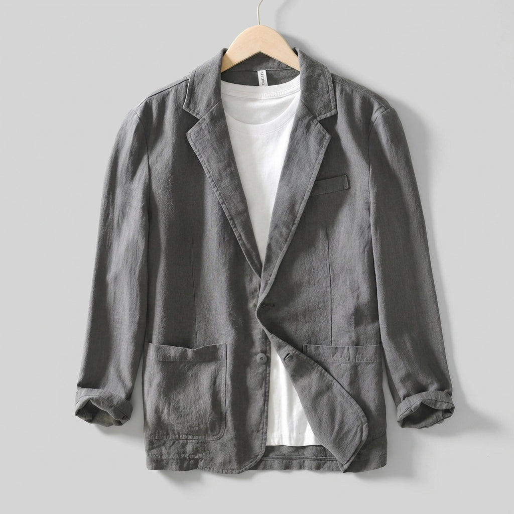 Relaxed Fit Blazer for Men – Casual Comfort & Style