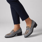 Isla Low-Top Loafers | Leopard Print Slip-On Loafers
