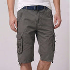 Relaxed Fit Belted Cargo Shorts for Men – Casual Comfort & Function