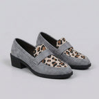 Isla Low-Top Loafers | Leopard Print Slip-On Loafers