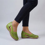 Isla Orthopedic Wedge Sandals | Scalloped Trim Side Cut-Outs Sandals