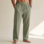 Harrison Relaxed Fit Trousers | Drawstring Waist Side Pockets Trousers