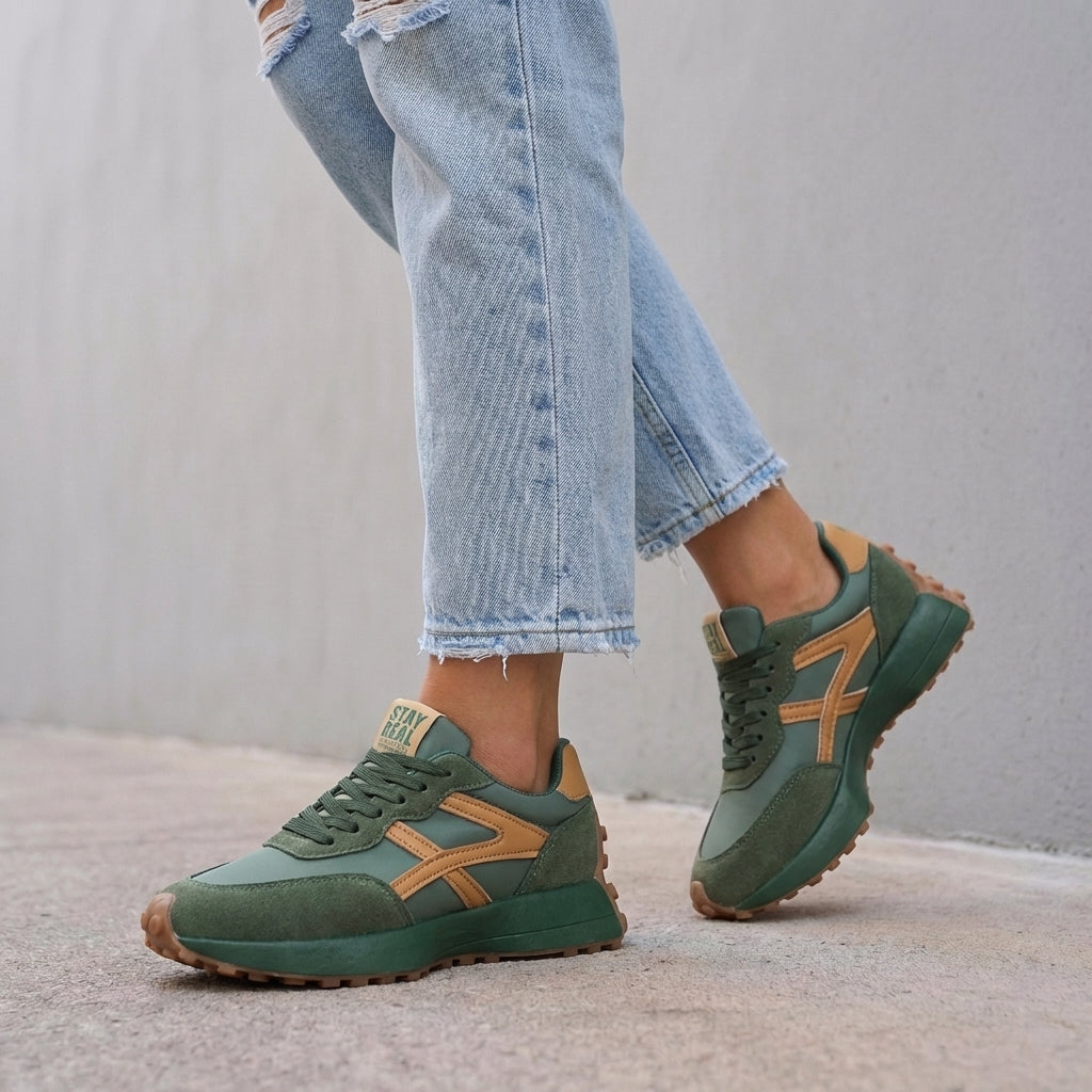 Orthopedic Platform Low-Top Sneakers for Women – Supportive Comfort & Style