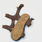 Adjustable Perforated Strap Sandals for Men – Orthopedic Support & Comfort