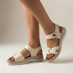 Sophia Orthopedic Strap Sandals | Platform Sole Buckle Detail Strap Sandals