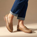 Isabella Toe Penny Loafers | Solid Loafers
