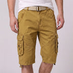 Relaxed Fit Belted Cargo Shorts for Men – Casual Comfort & Function