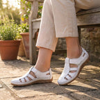 Comfort Fit Cutout Fisherman Sandals for Women – Orthopedic Comfort & Support