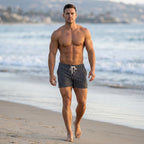Relaxed Fit Striped Drawstring Shorts for Men – Casual Comfort & Ease