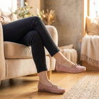 Perforated Bow Accent Orthopedic Loafers for Women – Comfortable Supportive Design
