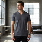Slim Fit V-Neck T-Shirt for Men – Casual Comfort & Style