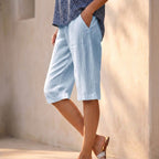 Relaxed Fit Bermuda Shorts for Women – Casual Comfort & Practicality