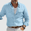 Relaxed Fit Collared Shirt for Men – Casual Comfort & Style
