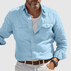 Relaxed Fit Collared Shirt for Men – Casual Comfort & Style