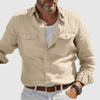 Relaxed Fit Collared Shirt for Men – Casual Comfort & Style