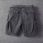 Regular Fit Belted Cargo Shorts for Men – Practical Style & Comfort