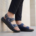 Orthopedic Multi-Strap Platform Buckle Sandals for Men – Supportive & Comfortable