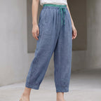 Relaxed Fit Drawstring Harem Pants for Women – Comfortable Casual Wear