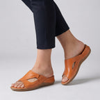 Orthopedic Open-Toe Slide Sandals for Women – Supportive & Comfortable Design