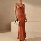 Sienna Slim Fit Maxi Dress | Cowl Neck Sleeveless Dress