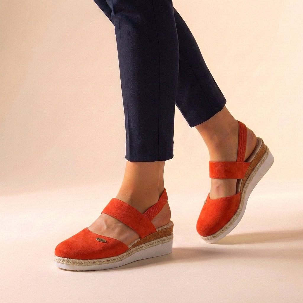 Orthopedic Platform Espadrille Sandals for Women – Supportive Comfort & Style